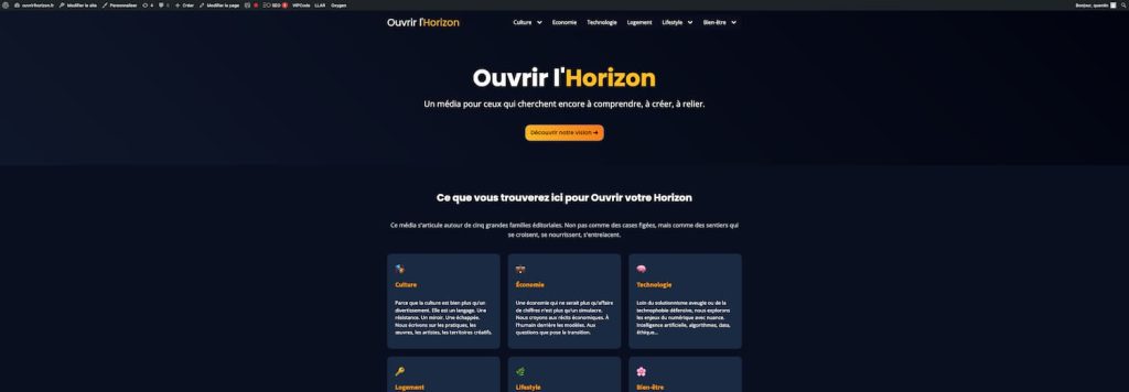 ouvrir l'horizon