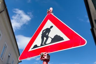 panneaux de chantier